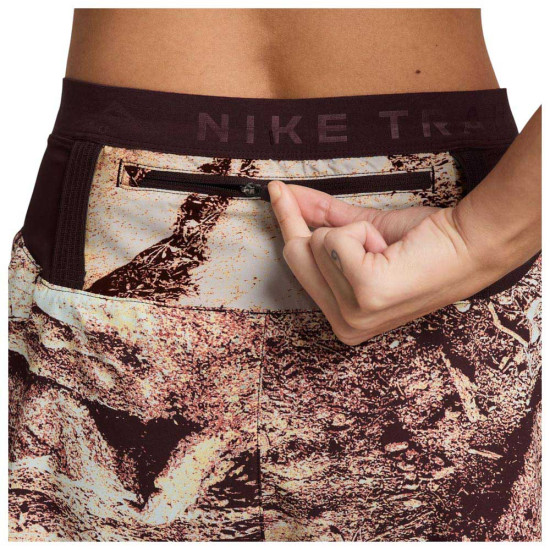 Nike Γυναικείο σορτς Dri-FIT Trail Mid-Rise 4'' Brief-Lined Shorts